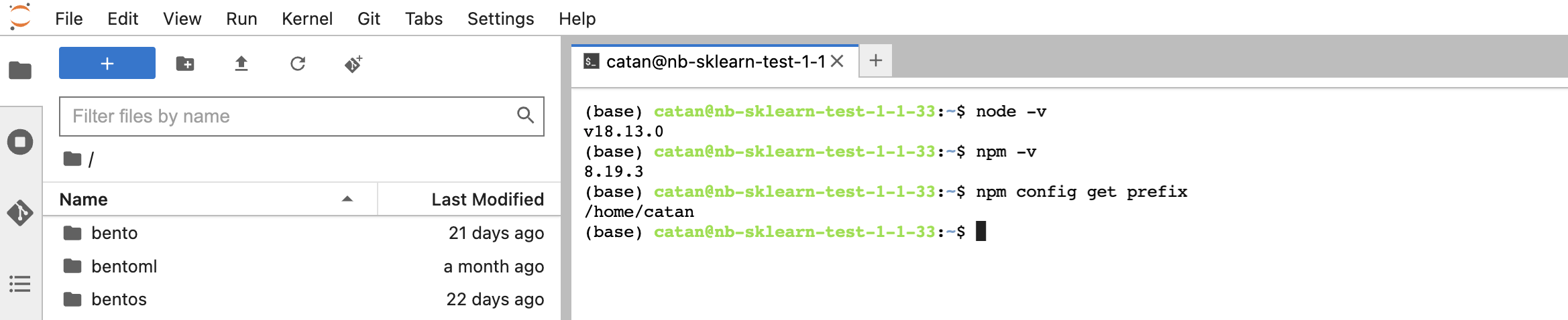 js config